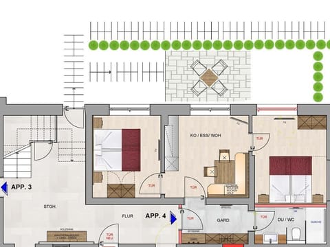 App 4: 1 bedroom & 1 living room - apartment house Bambi Apartment in Ellmau