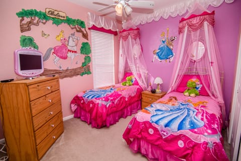 Princess Themed Room (2 twin beds)