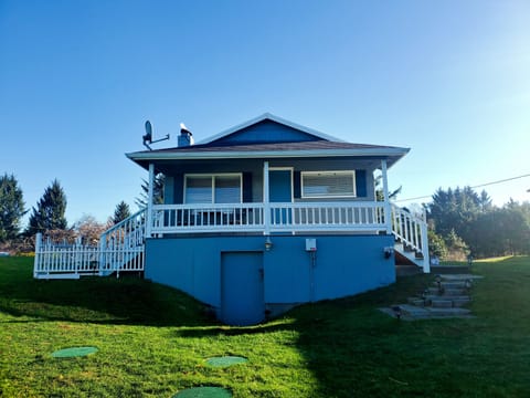 Back side of beach house facing dunes