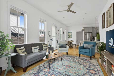 Living room with Smart TV