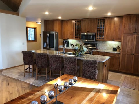 Gourmet Kitchen with Granite and Stainless Steel Appliances