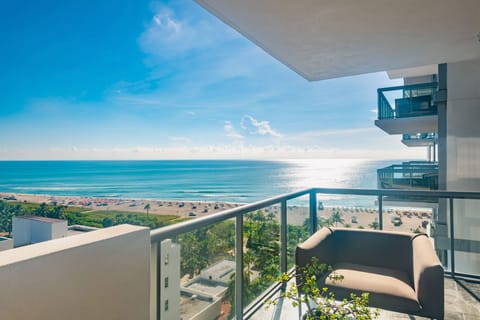 Balcony view of the Atlantic Ocean