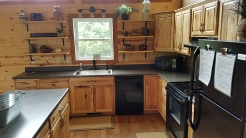 Ample counter space & a dishwasher make it great for large or multiple families.