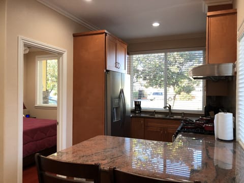 or Working (Keurig coffee maker in background!)