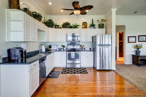 Full Kitchen with ocean views.  Don’t mind cooking now.