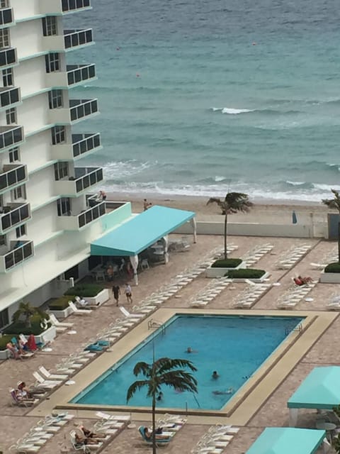 sea view from the balcony 
( not the Tides pool)