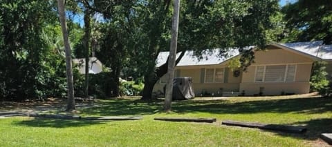 Front yard & parking areas