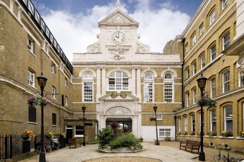 Historic courtyard, flat is on the right 2nd level