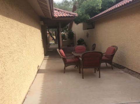 Side patio