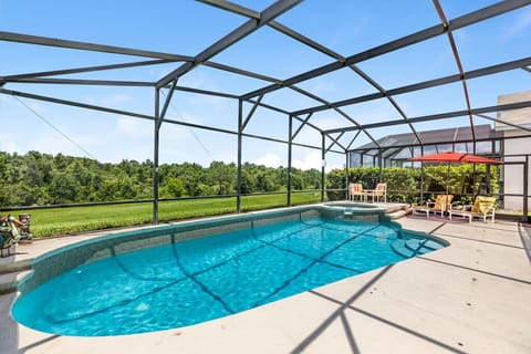 Private conservation view with southwest facing pool- Sun almost all day! 
