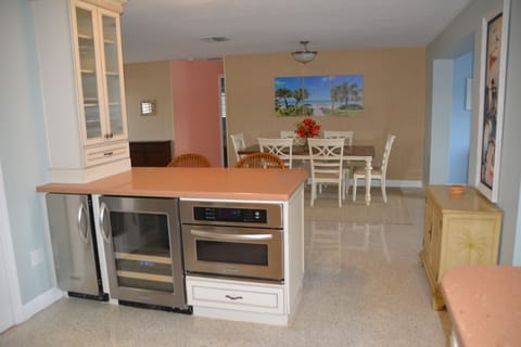 Ice Maker, Wine cooler, and Microwave