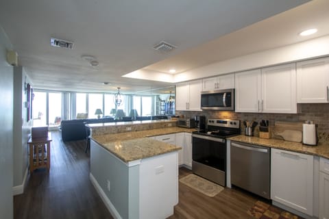 Newly upgraded Kitchen with beach view