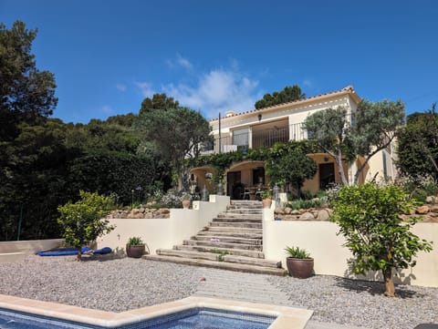 Villa from the pool area
