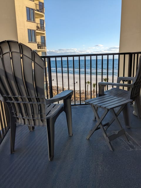 Enjoy sitting on your private balcony!