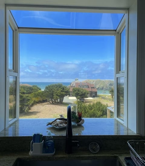 View from kitchen sink