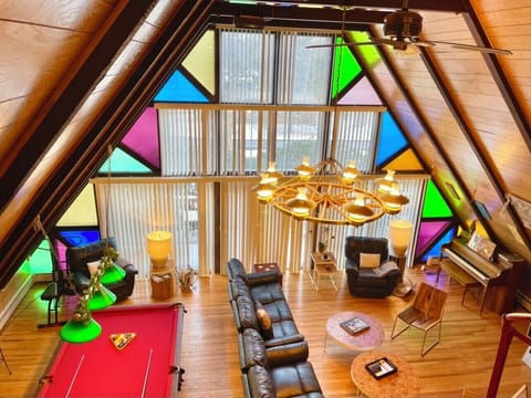 Iconic view from the balcony has been featured in magazines and short films