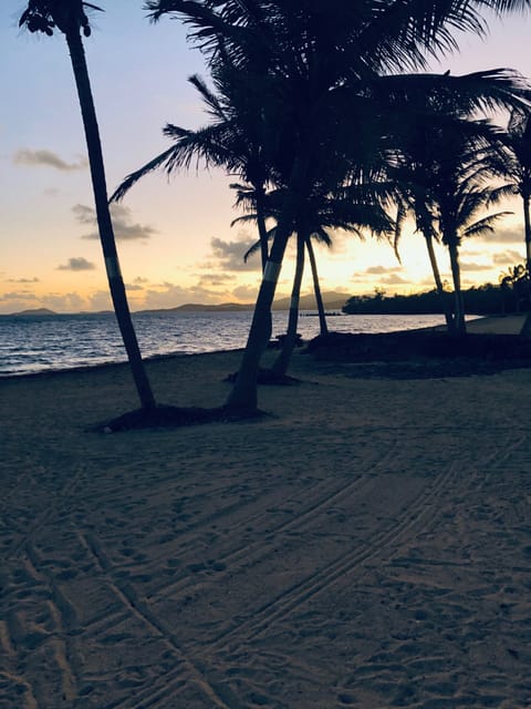 Sunrise on Sugar Beach, balcony view
