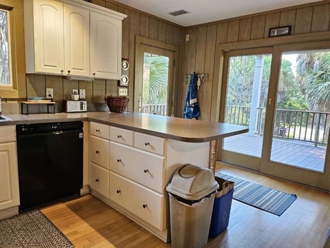 Kitchen view of Outside