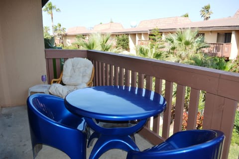 Inviting Huge Balcony-runs across entire condo w/ 3 entrances, Lving, & 2 Bdrms