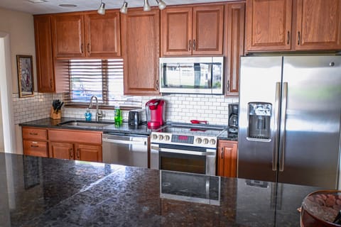 Dish washer, Electric range, Microwave 36" Ice & water refrigerator,