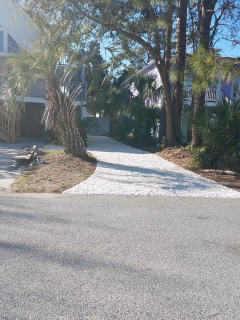 4 car extended driveway