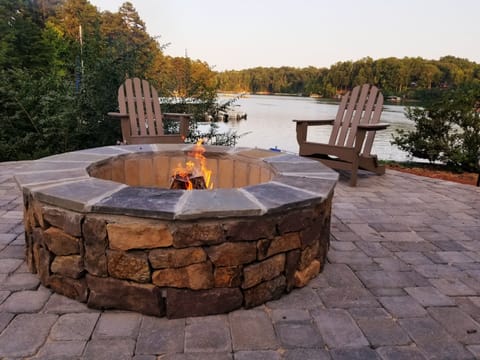 Enjoy s’mores with the kids at new wood burning fire pit 