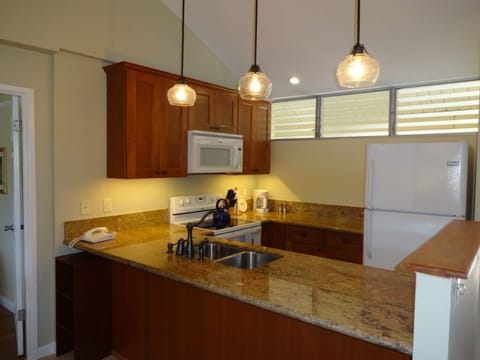 Kitchen with granite and all new appliances