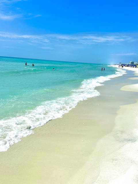 Beautiful beach awaits
