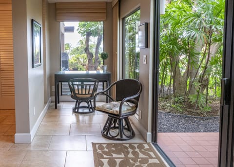 Second bedroom desk with ocean view