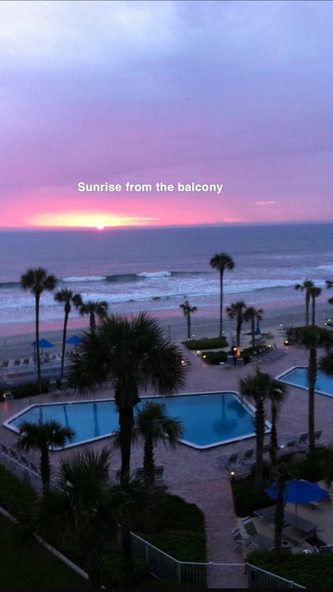view from balcony