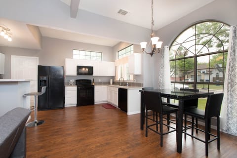 Kitchen and dining room