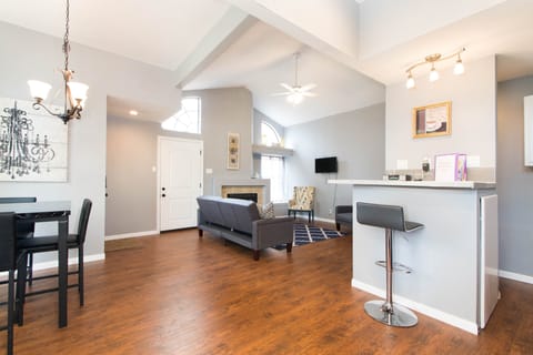 Living Room and Workspace