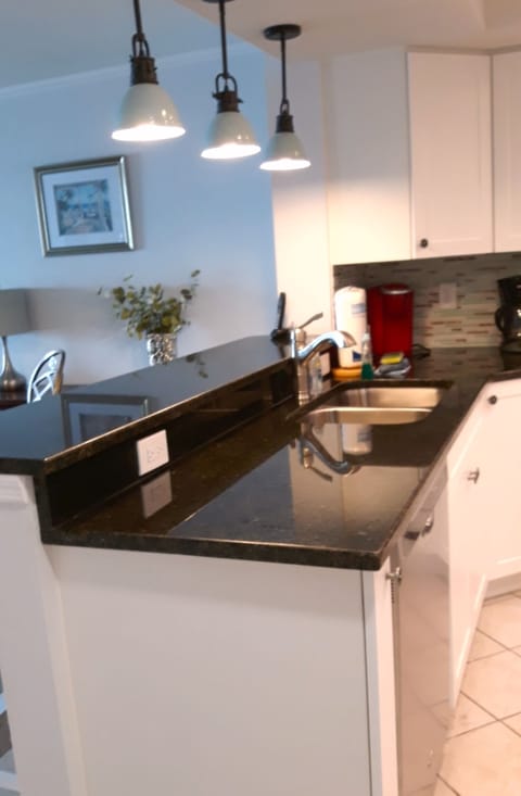 New granite, cabinets, lighting, appliances, flooring.....ice maker in fridge