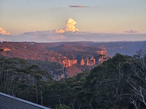 The gorgeous views - sunset from the loungeroom.