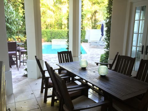 Exterior Lanai with view of pool