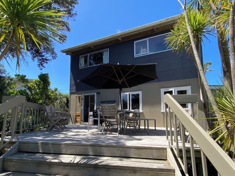 Back deck with all day sun.