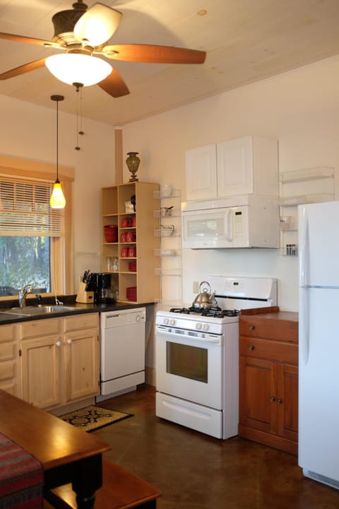 Downstairs kitchen area