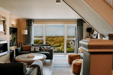 Views out to St Davids Cathedral and the countryside
