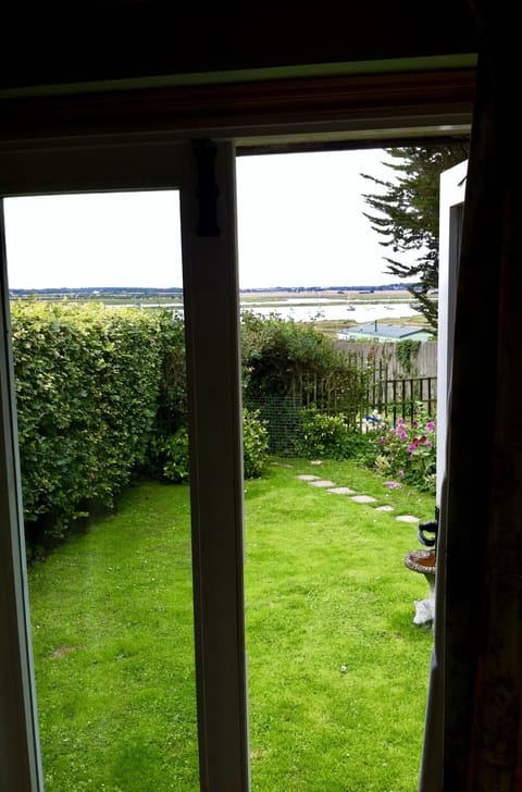 view frm french doors