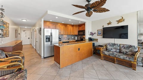 View to kitchen and hall to entry.