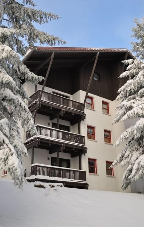 Walk out onto the slopes - Our condo as seen from the Whistlepunk Trail  
