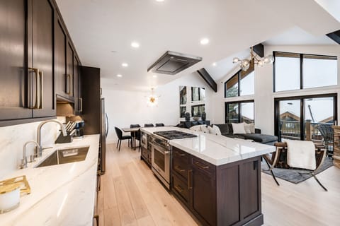 Fully equipped gourmet kitchen