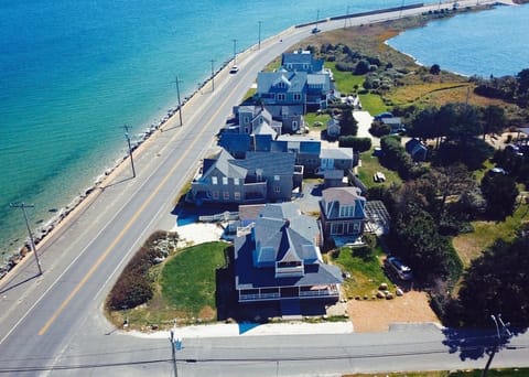 Our house is on the corner (in the foreground).  Inkwell & bike path steps away.