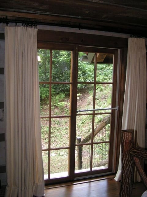 View out sliding door in Master bedroom