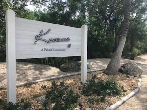 Kawama entrance sign