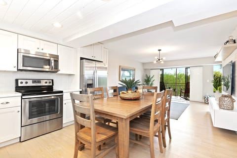 Fully stocked kitchen