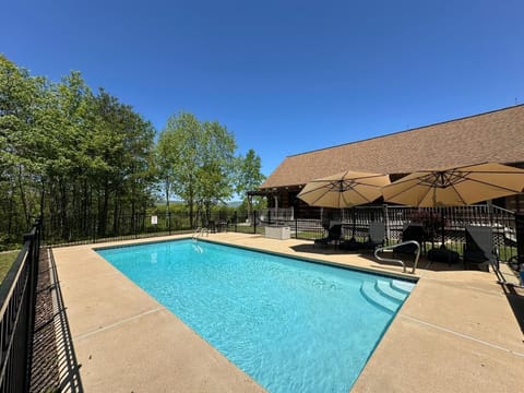 Sports Pool (Gated)
approx 35ft x 15ft
Depth approx 3 to 5ft  April-thru Sept


