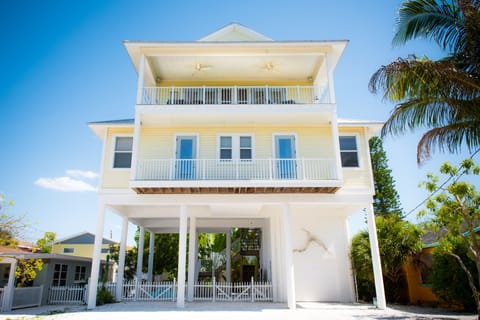 Front view of home (Note that the fence was washed away with the hurricane.)