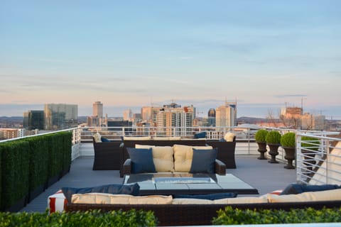 Incredible panoramic views of Downtown day or night on your own private rooftop