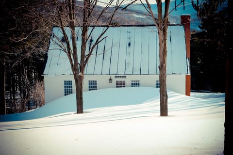 Rear of Orchard Cottage in the winter